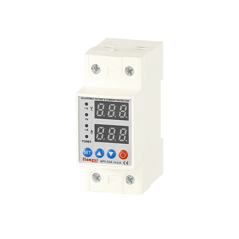 1P+N 63A DIN Rail Voltage Protector | Programmable Over‑Voltage & Under‑Voltage