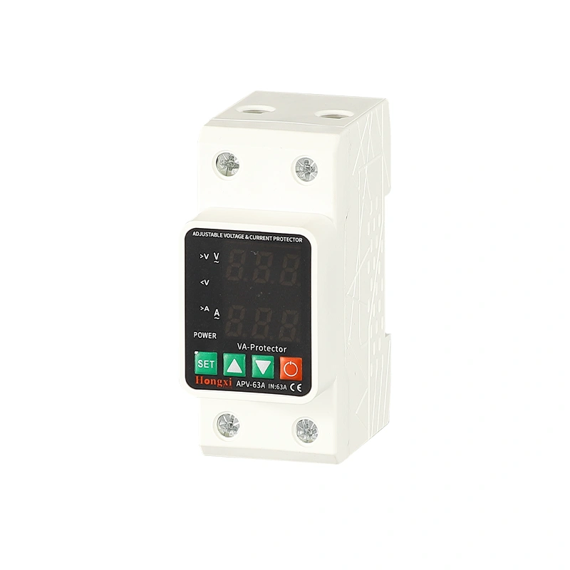1P+N 63A DIN Rail Voltage Protector | Programmable Over‑Voltage & Under‑Voltage