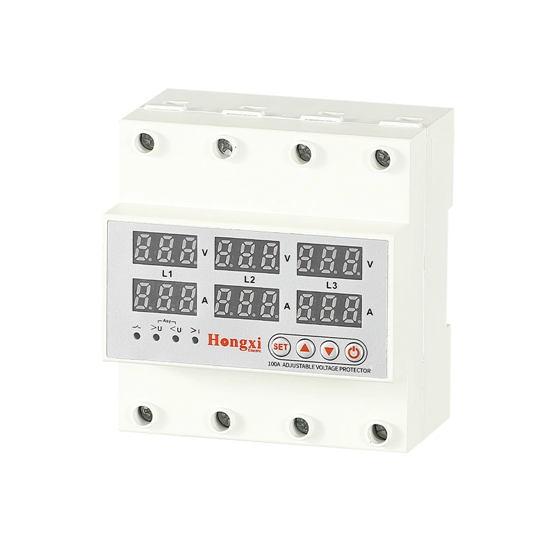 80A 3P+N DIN Rail Voltage Current Protector